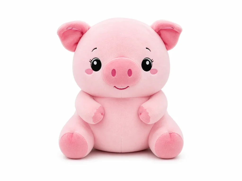 Custom pig plush toy example