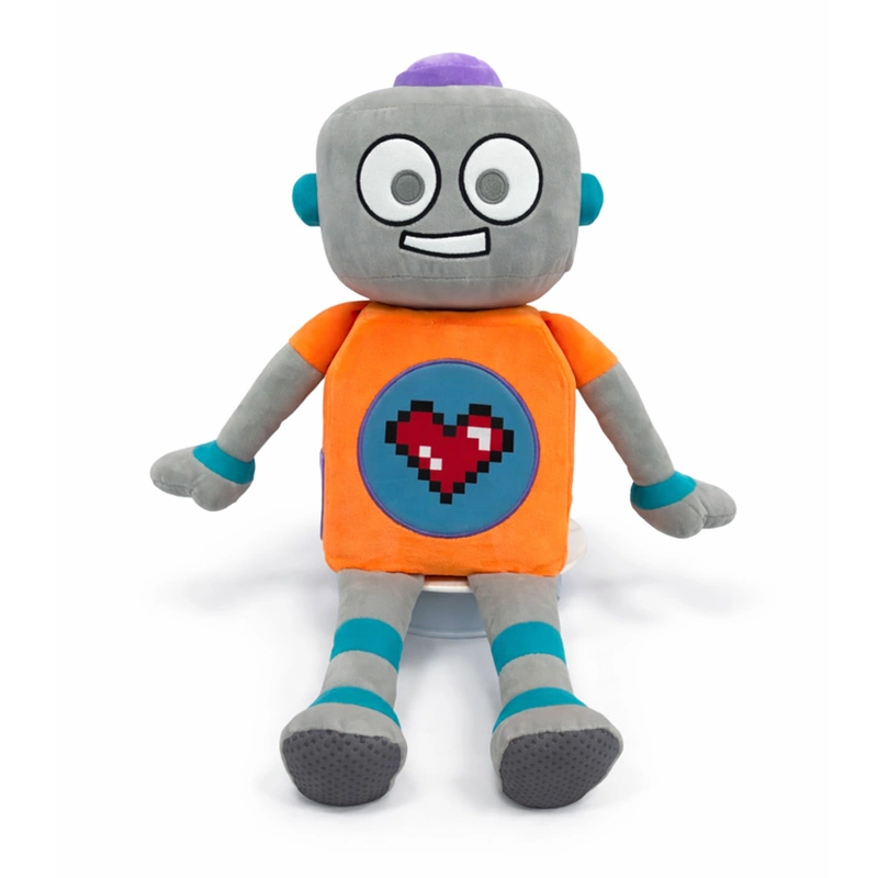 custom robot mascot plush toy